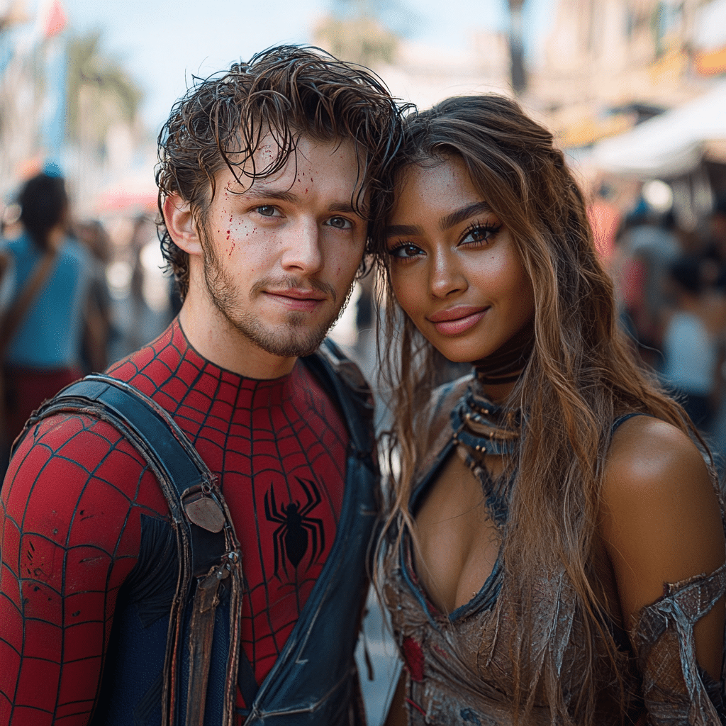 Zendaya and Tom Holland