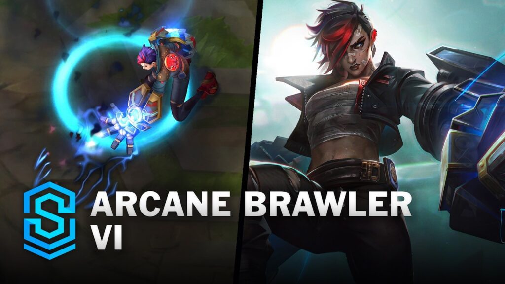 Arcane Brawler Vi Skin Spotlight