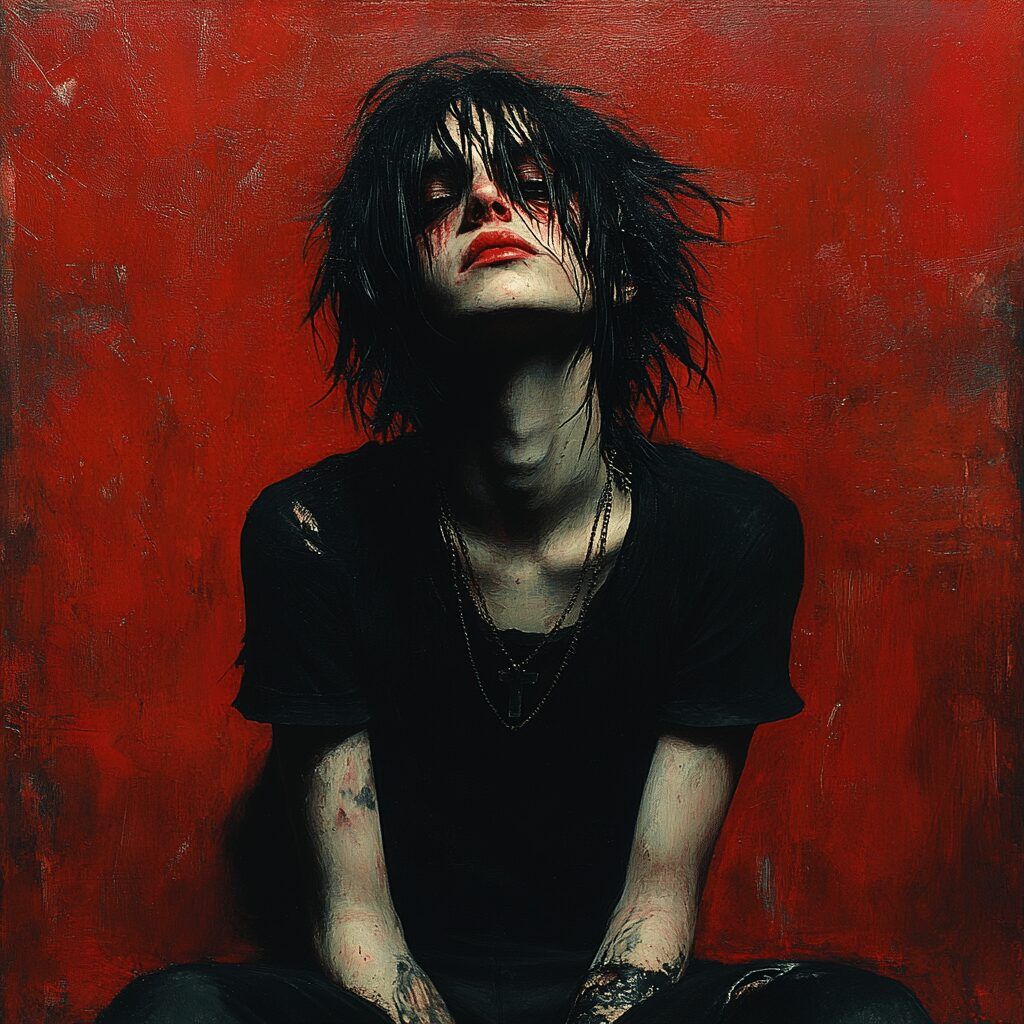 Best Emo Kid Clutching