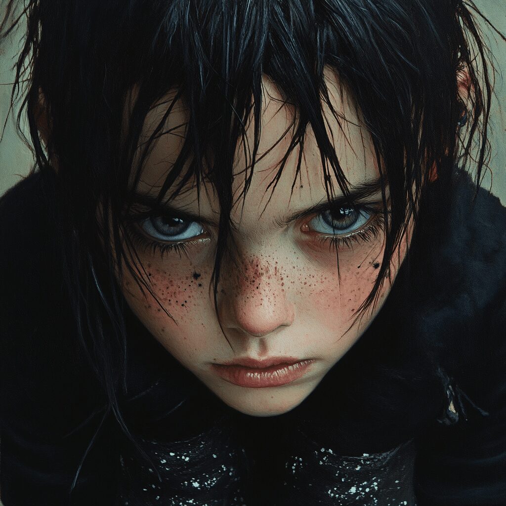 Emo Kid Clutching