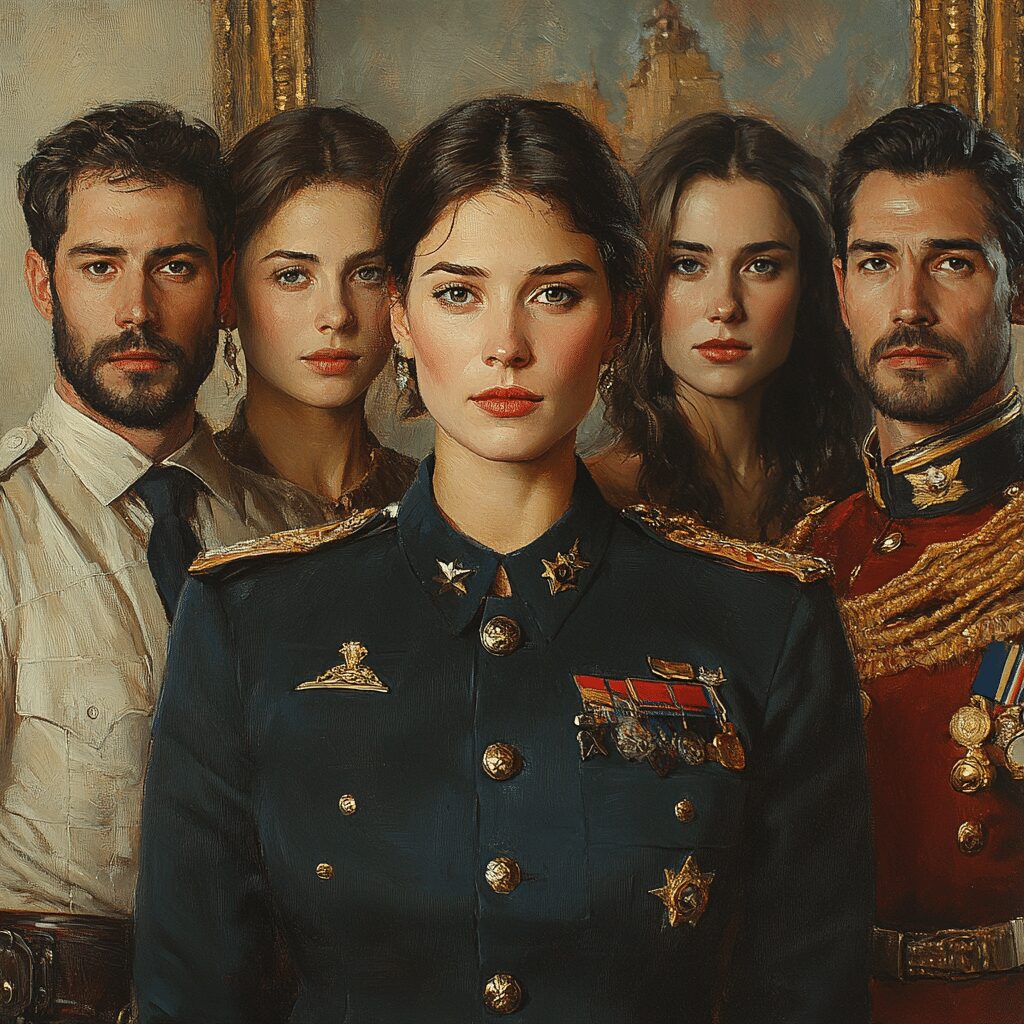 Cast of the Burial