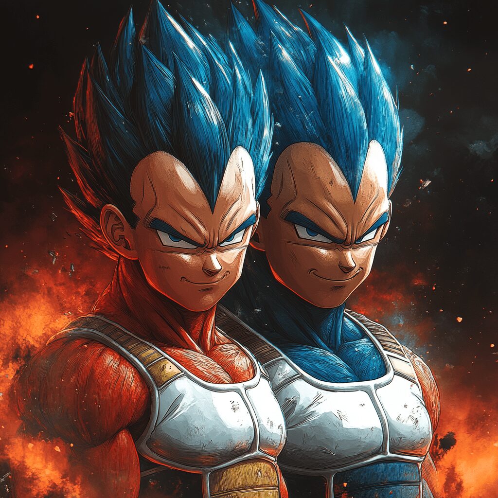 Goku and Vegetas