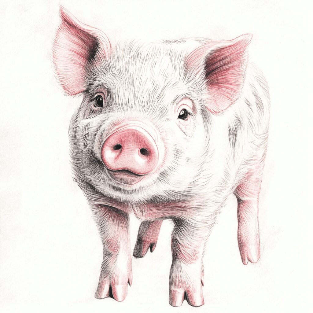 Best Pig Drawings