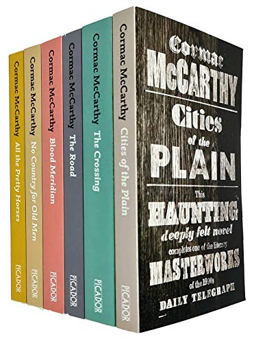 Cormac McCarthy Collection Books Set Cities of the Plain the Crossing the Road Blood Meridian No Country for Old Men All the Pretty Horses