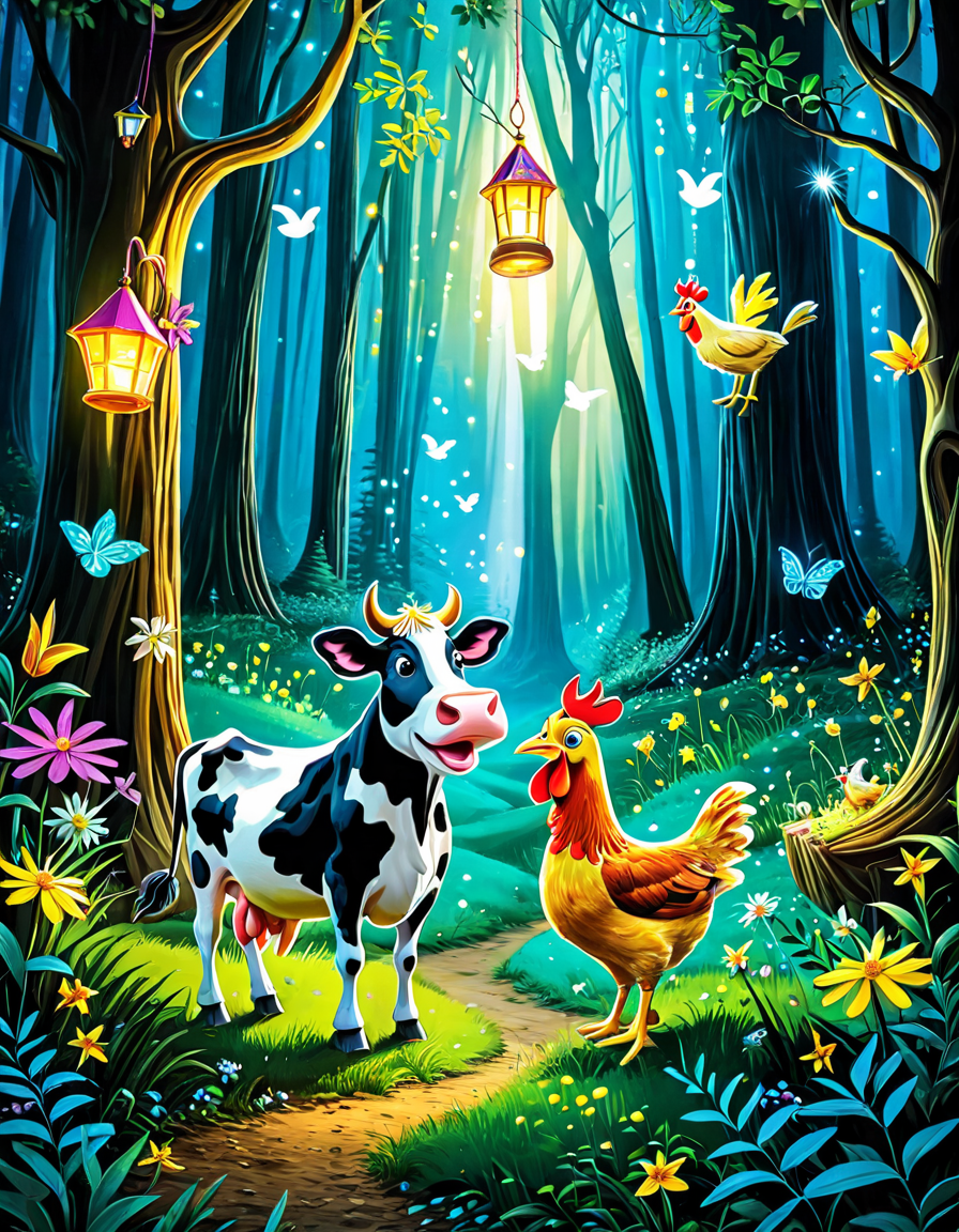 Best Cow and Chickens