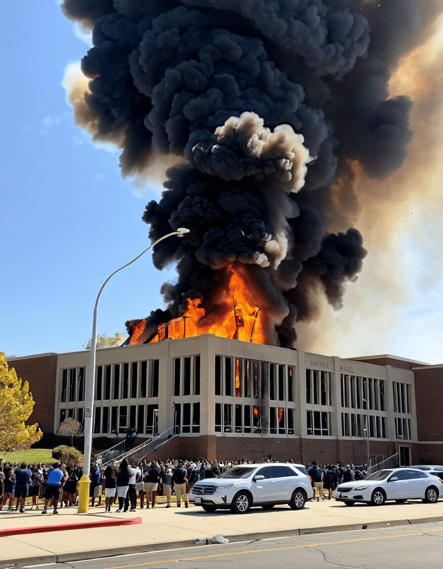 Best Palisades High School on Fire