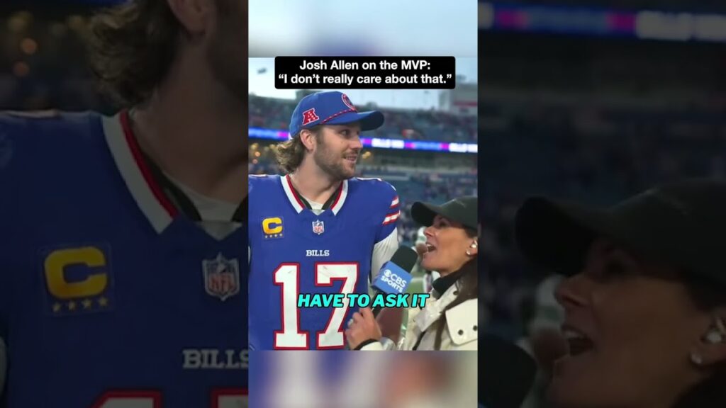 Our Tracy Wolfson Got Josh Allen